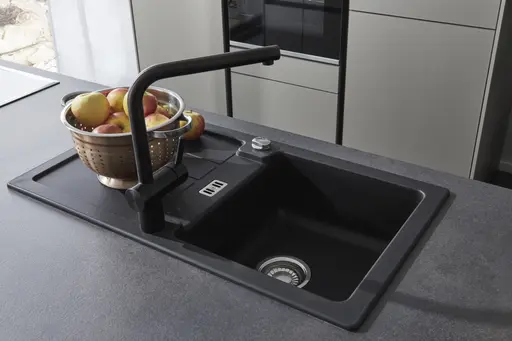 Inselküche 56.210 GL 3 523, Taupe metallic matt