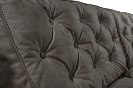  Ecksofa - Sofa 2-Sitzer mit Longchair rechts, Schlaffunktion mit Bettkasten, Stoff, Espresso