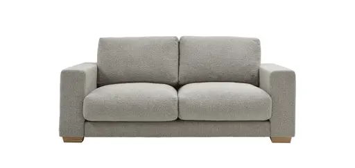 Sofa Fairbanks - 2,5-Sitzer, Stoff, Graubeige