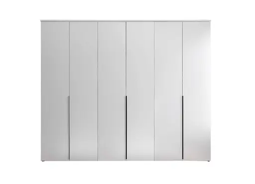 Drehtürenschrank- B ca. 270 cm, Weiß