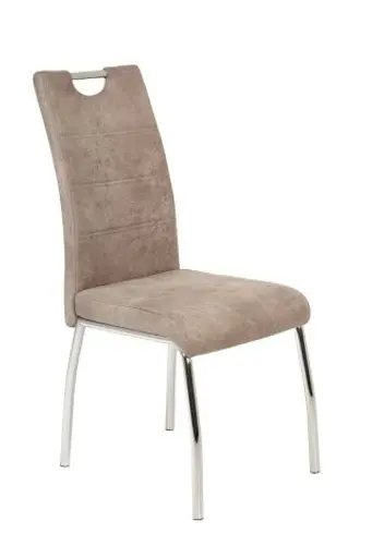Stuhl - Stoff, Beige