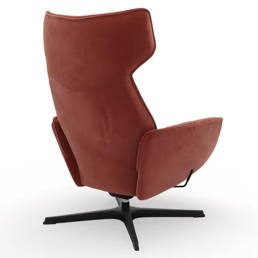 Relaxsessel Helge - Stoff, Koralle