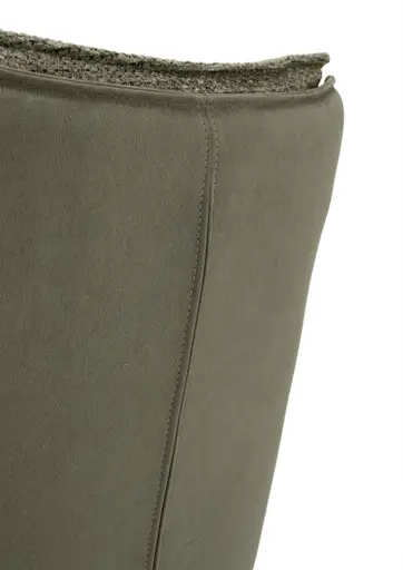 Stuhl MANDY - drehbar, Stoff, Grün