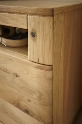 Wohnwand Paso - Asteiche bianco