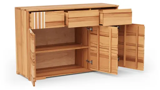 Kommode Tigris - Kernbuche massiv, geölt