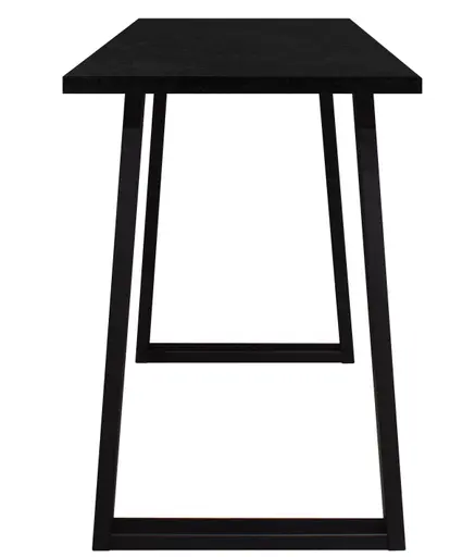 Bartresentisch - LB ca. 120x70 cm, Schwarzstahl, Schwarz