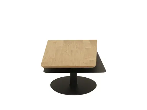 Couchtisch - höhenverstellbar, LBH. ca. 100x60x46-64  cm, Wildeiche furniert