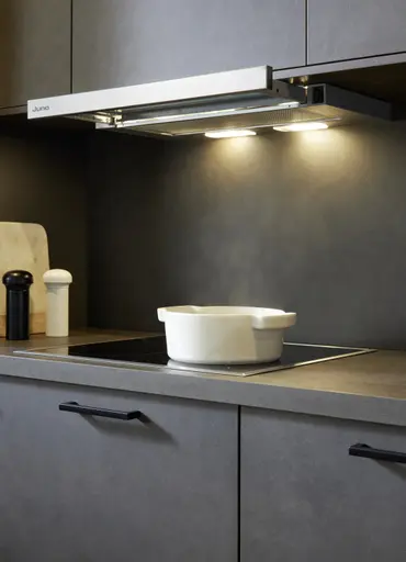 Küchenzeile 52.210 CO 3 523, Beton Schiefergrau Nachbildung