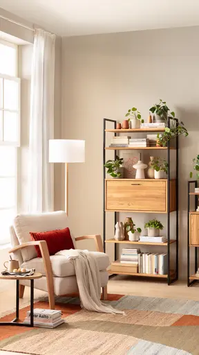 Sessel Karasu - Chic, Stoff, Creme