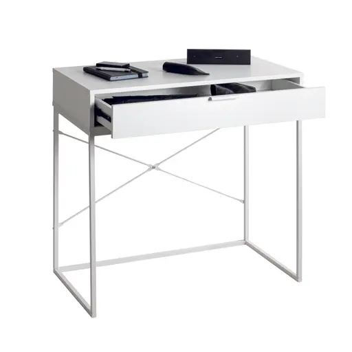 Schreibtisch - LB ca. 80x46 cm, Weiß