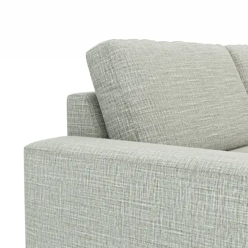 Sofa Redington - 3-Sitzer, Stoff, Hellgrau