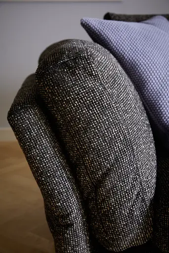 Sofa Valdemoro - 3-Sitzer, Stoff, Anthrazit