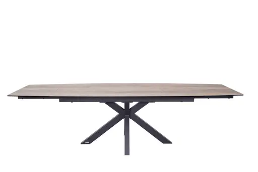 Esstisch MELANIA - ausziehbar, LB ca. 180x95 cm, Glaskeramik, Braun