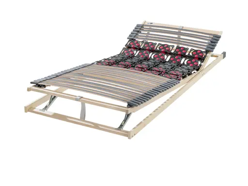 Teiltellersystemrahmen - Liegefläche ca. 90x200 cm, Kopf- u. Fußteil indiv. einstellbar