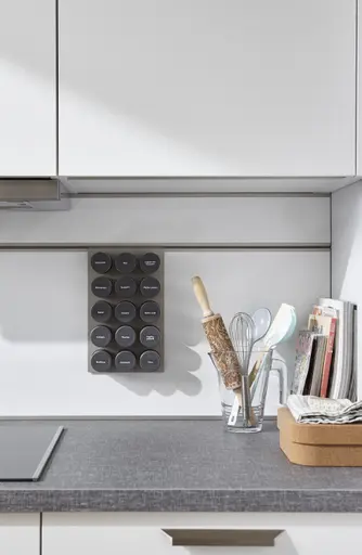 U-Küche 50.100 GL 5 521, Kristallweiß