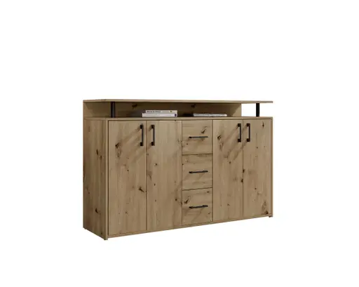 Highboard - B ca. 139 cm, Artisan Eiche Nachbildung