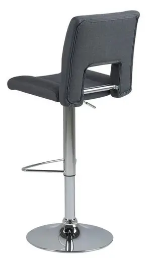 Barhocker - Stoff Dunkelgrau 