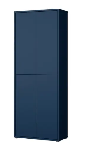 Schuhschrank FAID- B ca. 75 cm,  Schuhschrank, Blau