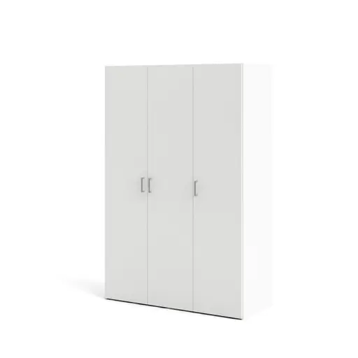 Drehtürenschrank- B ca. 116 cm, Weiß
