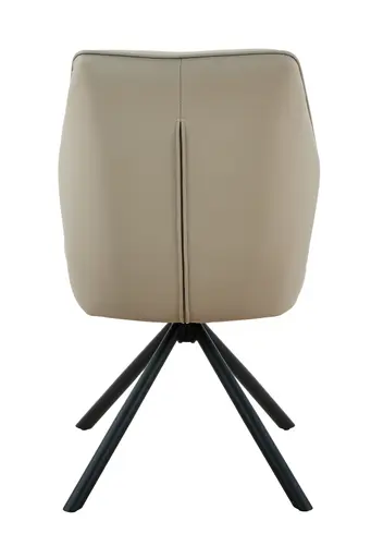 Stuhl - drehbar, Leder, Cappuccino