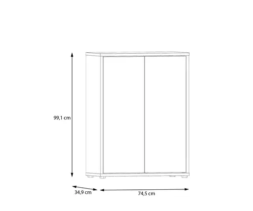 Schuhkommode FAID- Eiche Dekor