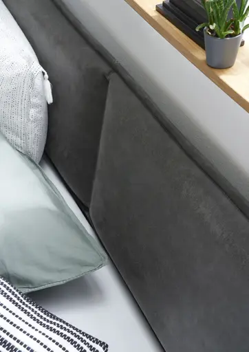 Bettgestell 1660 - Liegefläche ca. 180x200 cm, Wildeiche massiv, geölt