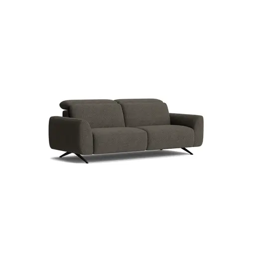 Sofa Arona - 2-Sitzer, Stoff, Anthrazit