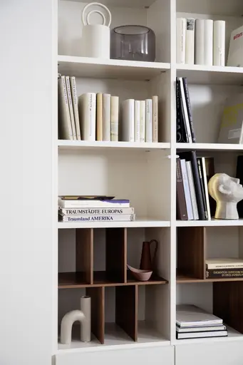 Wohnwand 3900 - B ca. 213 cm, Lack matt, Weiß