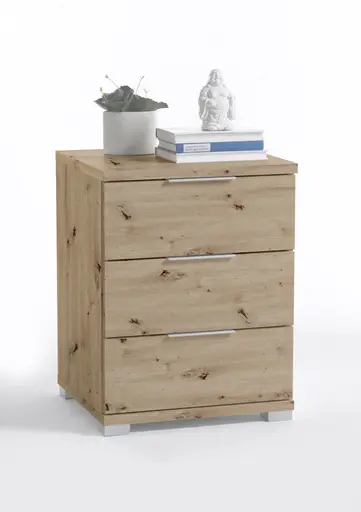 Nachtkommode- Eiche Dekor