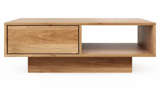 Couchtisch Saratoga - Wildeiche massiv, natur geölt