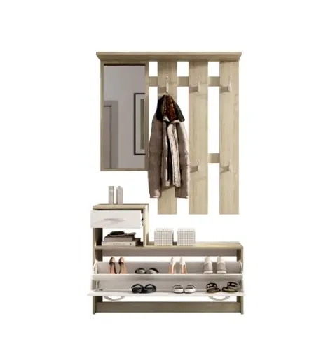 Garderobe - Sonoma, Weiß