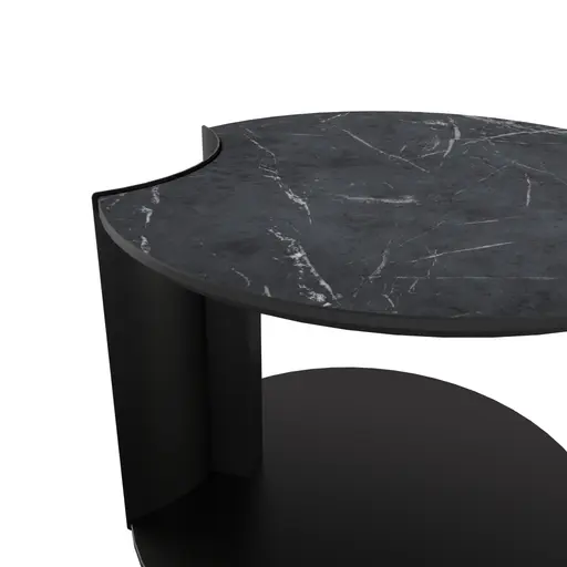 Couchtisch - höhenverstellbar, DH. ca. 65x45,5-63,5 cm, Anthrazit