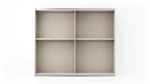 Schiebetürenschrank Loretto - B ca. 280 cm, Lack matt, Weiß