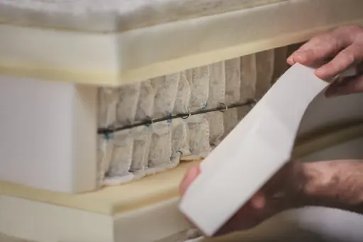 Taschenfederkernmatratze schlaf.art - Liegefläche ca. 90x200 cm, Medium