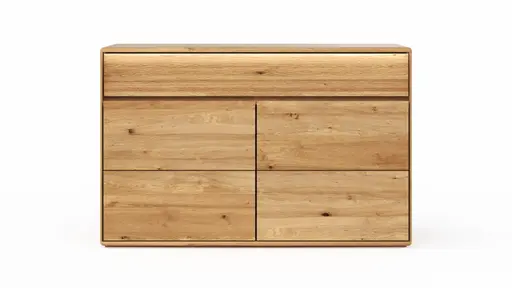 Sideboard Hillsboro - inkl. Beleuchtung, Wildeiche natur, geölt