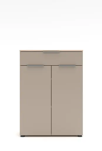 Büroschrank - B ca. 80 cm, Riva Eiche Nachbildung, Kaschmir