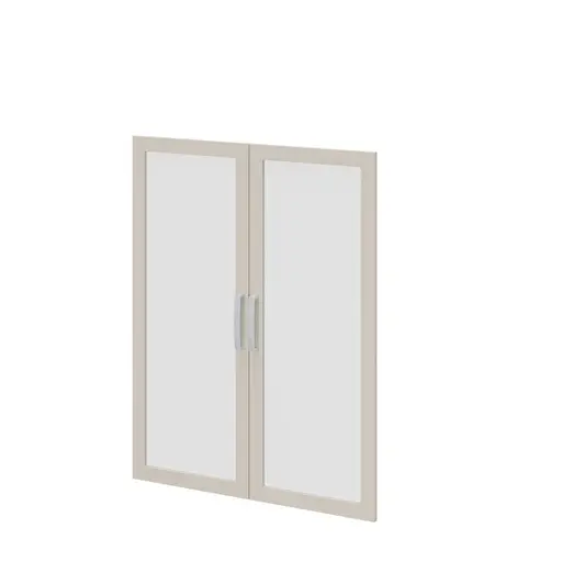 Türen-Set- B ca. 84 cm, Glas, Kaschmir