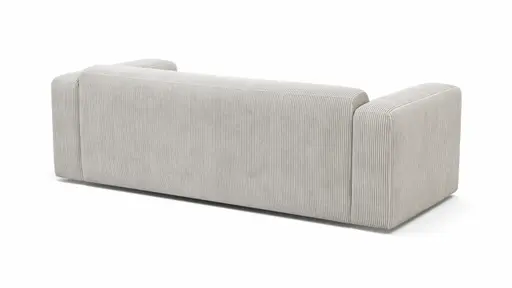 Sofa Laja - 3-Sitzer, Cord, Graubeige