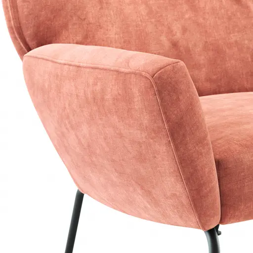 Sessel Maximilian - Stoff, Lachs