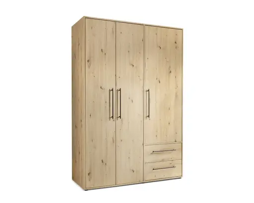 Drehtürenschrank FATHIE- B ca. 144 cm, Eiche Dekor Artisan