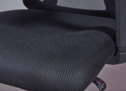 Drehstuhl - drehbar, höhenverstellbar, Stoff, Schwarz