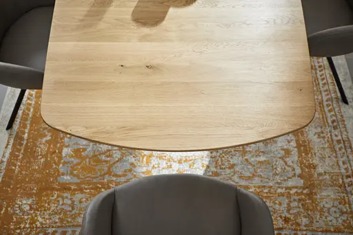 Esstisch Dinner - ausziehbar, LB ca. 180x100 cm, Eiche massiv