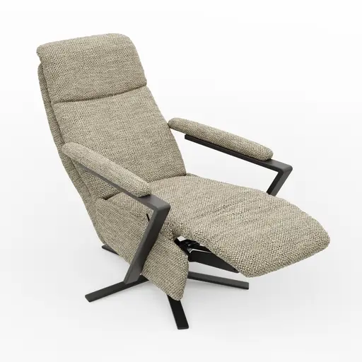  Drehsessel Enno Lazyline - Größe M inkl. Relaxfunktion, Stoff, Lime