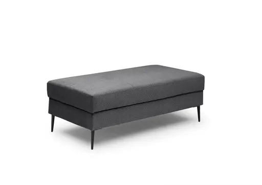 Megahocker - LB. ca. 140x80, Stoff, Anthrazit