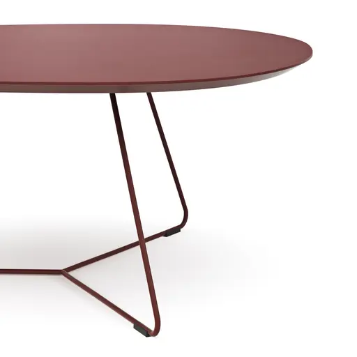 Couchtisch Fano - LBH ca. 121x75x38 cn, Fenix, Bordeaux