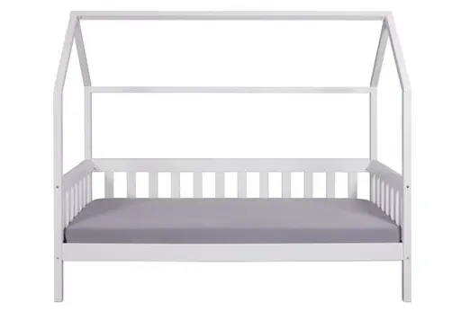 Bettgestell - Liegefläche ca. 90x200 cm, Weiß