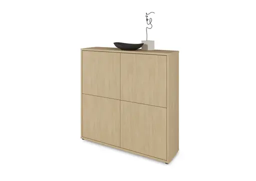 Kommode FAID- B ca. 124 cm, Sandeiche Dekor