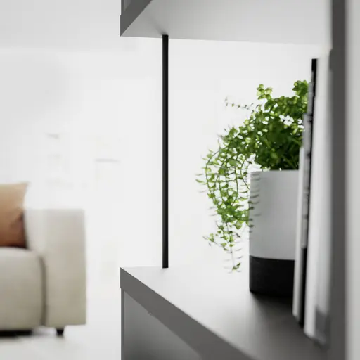 Regal - B ca. 33 cm, Weiß