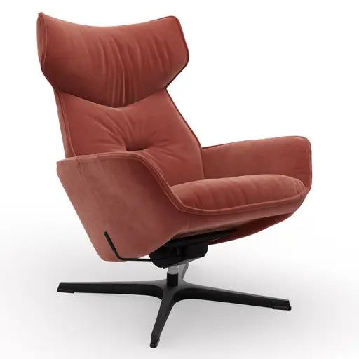 Relaxsessel Helge - Stoff, Koralle