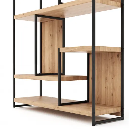 Regal Farmingdale - Eiche massiv, legno